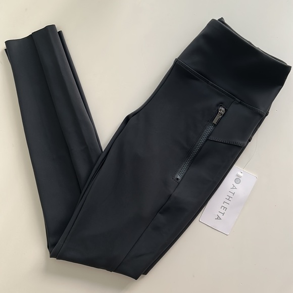 NWT Athleta Stellar Tight Pant Leggings Anthracite Grey Work Travel Size XS - Picture 6 of 13